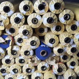 Plain PVC Coated Polyester Fabric, Length : 10x10. To 100x100