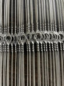 Polished Stainless Steel Wire Heald, Color : Silver