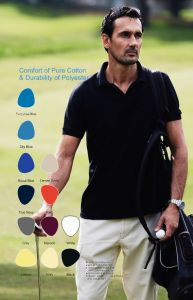 Plane Polyester Mens Sports Polo T-Shirts