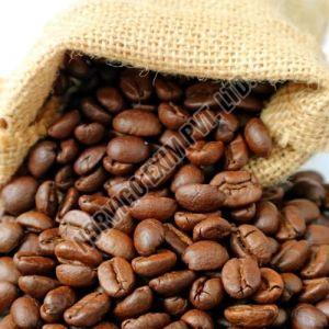 PB Grade Arabica Roasted Coffee Beans, Color : Brown