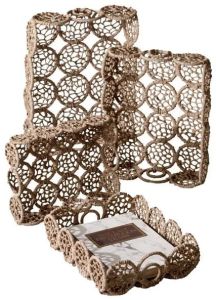 Handwoven Crochet-Style Tissue Paper Box