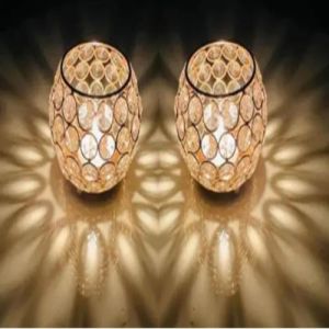 Round Crystal Ball Candle Holder