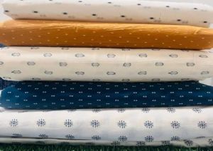 Cotton Butta Fabric, Color : Greige Unprocessed