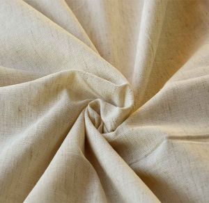 Cotton Flax Blended Fabric, Width : 58-60 Inches (Standard)