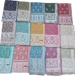 Printed Ladies Tusha Woolen Shawl Casual Wear
