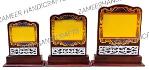 Polished Laser Cutting Wooden Trophy, Shape : Customized