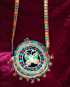 Vibrant Embroidery Side Bag