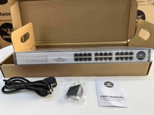E300-24	COMMANDO Scout E300 24FE, Unmanaged Switch