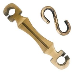 Brass Sleek Jhula Chain Hook 6 Inch