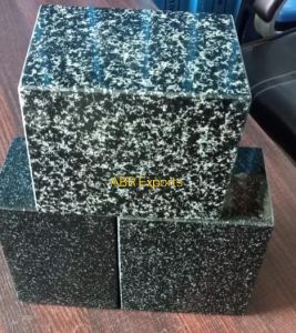 Non Polished Solid Tiger Black Granite Block for Bathroom, Floor, Wall