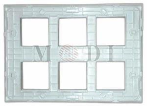 Anchor Wooden Finish Modular Switch Plate