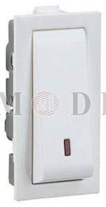 Fire-retardant Polycarbonate Legrand Britzy Modular Switch