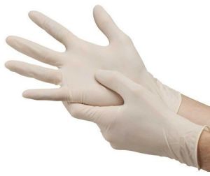 Malaysia Rubber Black Sterile Disposal Long Latex Gloves