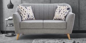 Grey Two Seater Sofa