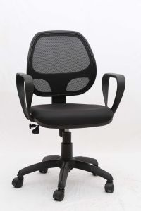 Mid Back Upholstered Mesh Office Chair