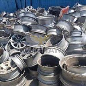 Alloyed Aluminium Scrap Wheels for Recycling, Color : Silvery White