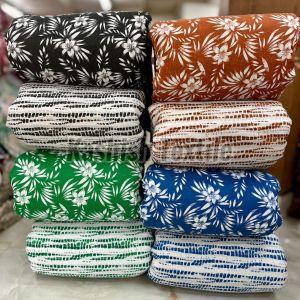 Block Printed Fabric, Roll Length : 20 Mtrs, 30 Mtrs