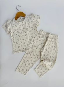 Girls Safari Animal Pajama Set