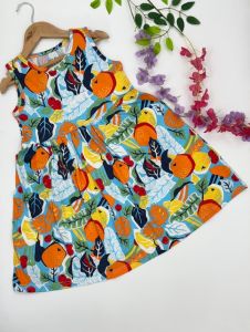 Girls Tropical Fruit Frock