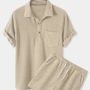Mens Casual Cotton Romper