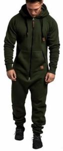 Mens Casual Knit Jumpsuit
