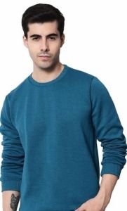Mens Knitted Crew Neck Sweatshirt