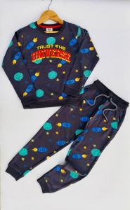 Universe Print Sweatshirt & Joggers Set