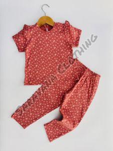 Soft Girls Floral Pajama Set