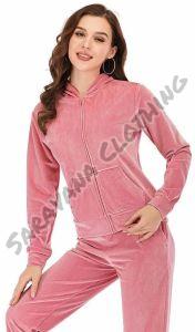 Ladies Fleece Free Size Tracksuit For Winter
