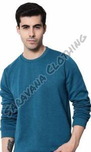 Mens Knitted Crew Neck Sweatshirt, Packaging Type : Assorted