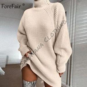 Womens Oversized Knit Sweatshirt