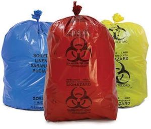 Biohazard-grade Plastic Disposable Bio Hazard Medical Bag