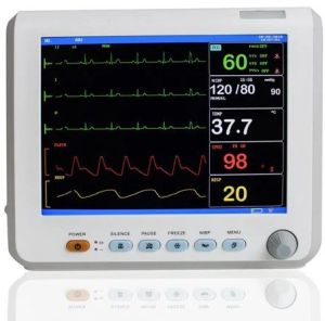 Plastic Metal Vital Sign Monitor, Color : White, Display Type : LCD