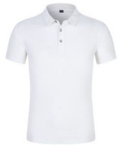 190 GSM White Soft Spun Sublimation Polo T-Shirt