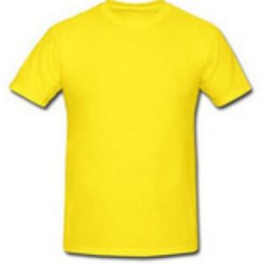 190 GSM Yellow Soft Nokia Cotton Sublimation T-Shirt