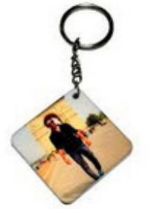 5x5 Cm Squre MDF Sublimation Keychain