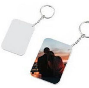 6x4 Cm Rectangle MDF Sublimation Keychain