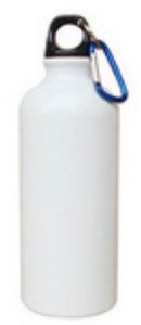 750 Ml White Metal Sipper Bottle