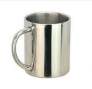 A++ Grade 350 Ml Silver Stainless Steel Mug