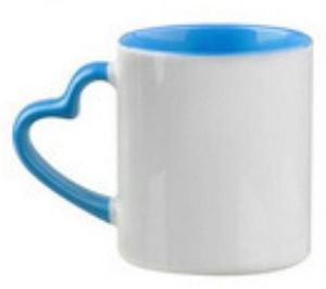 A++ Grade 350 Ml Sky Blue Three Tone Ceramic Mug