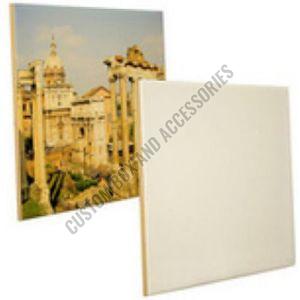 38x25 Cm Sublimation Ceramic Tiles, Color : White