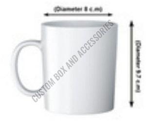 A++ Indian Grade 330 Ml White Ceramic Mug