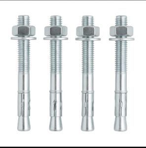 Zinc Plated Iron Wedge Anchor Fastener, Color : Silver 60-75mm