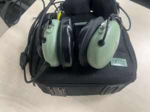David Clark H1013 4 Aviation Headset , Green
