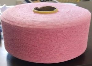 Baby Pink Cotton Ring Spun Yarn