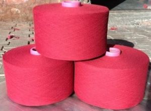 Red Recycled Cotton Yarn
