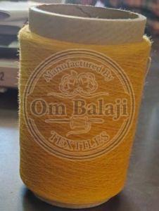 Plain Double Twist Golden Yellow Weaving Cotton Yarn