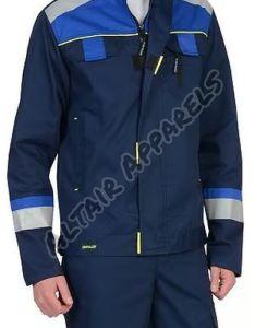 Cotton Industrial Uniforms, Color : Blue, Grey, Orange