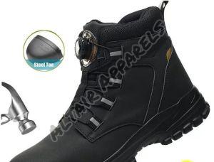 Split Leather Safety Shoes, Color : Black, Gender : Male