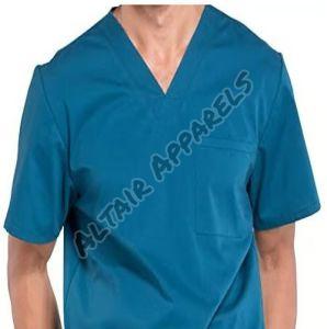 Cotton Plain Scrub Suit, Color : Blue, Gender : Female, Male
